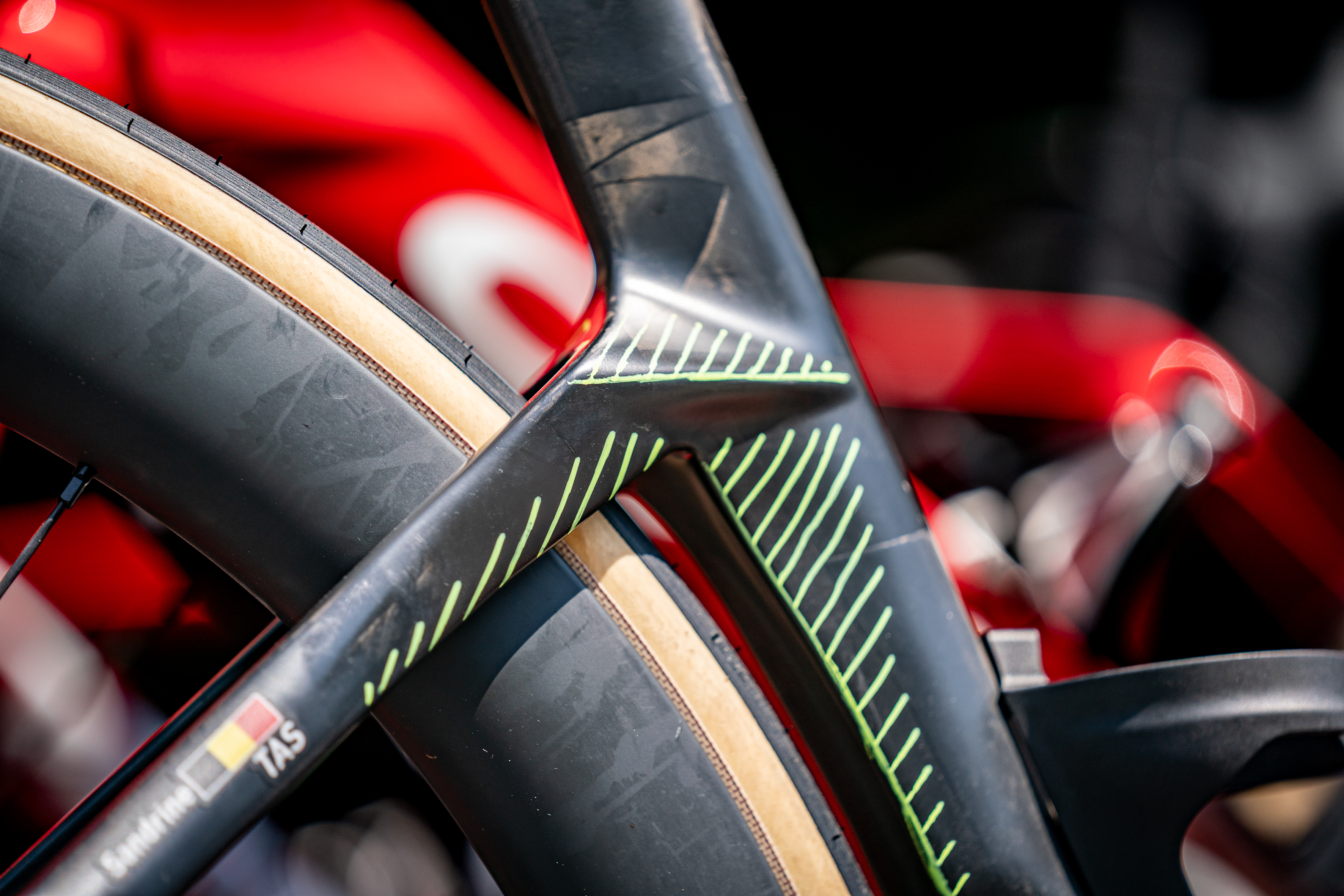 Lotto Intermarche Ladies' Orbea Orca bikes at the Tour de France Femmes