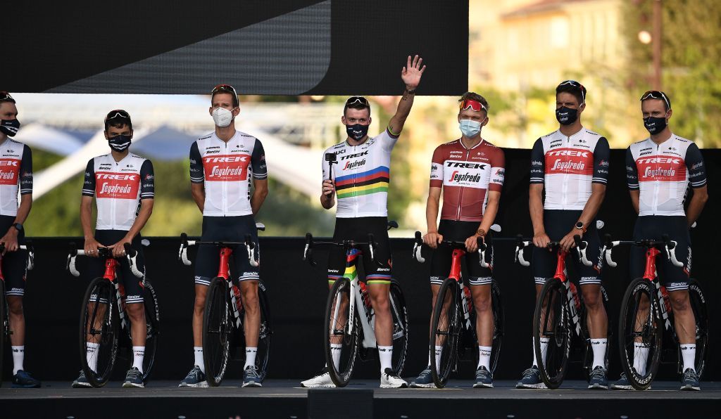 Road race world champion Mads Pedersen (Trek-Segafredo) will have the opportunity to show off his rainbow stripes on the roads of France