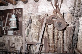 Edward Leedskalnin used these hand tools to single-handedly build the Coral Castle.