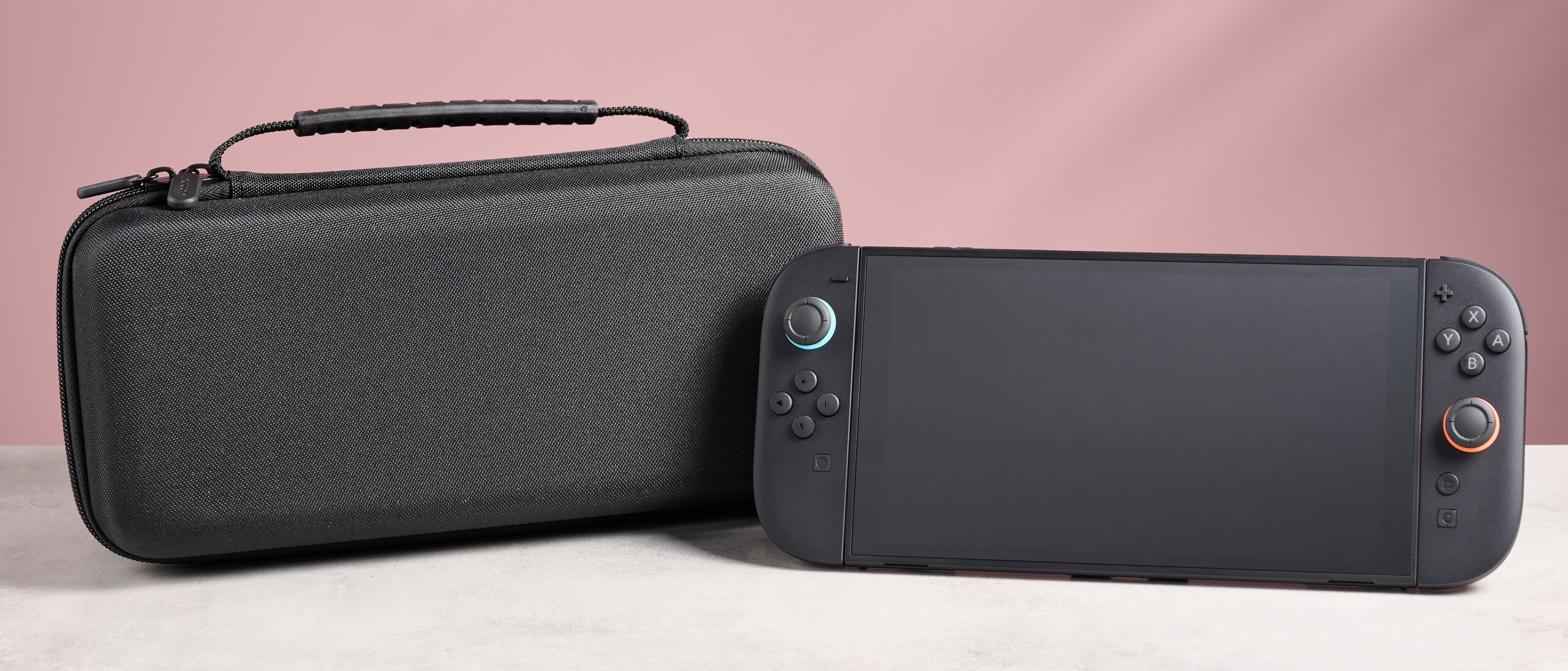 Nacon Protection Case XL for Nintendo Switch 2 next to the Switch 2 console