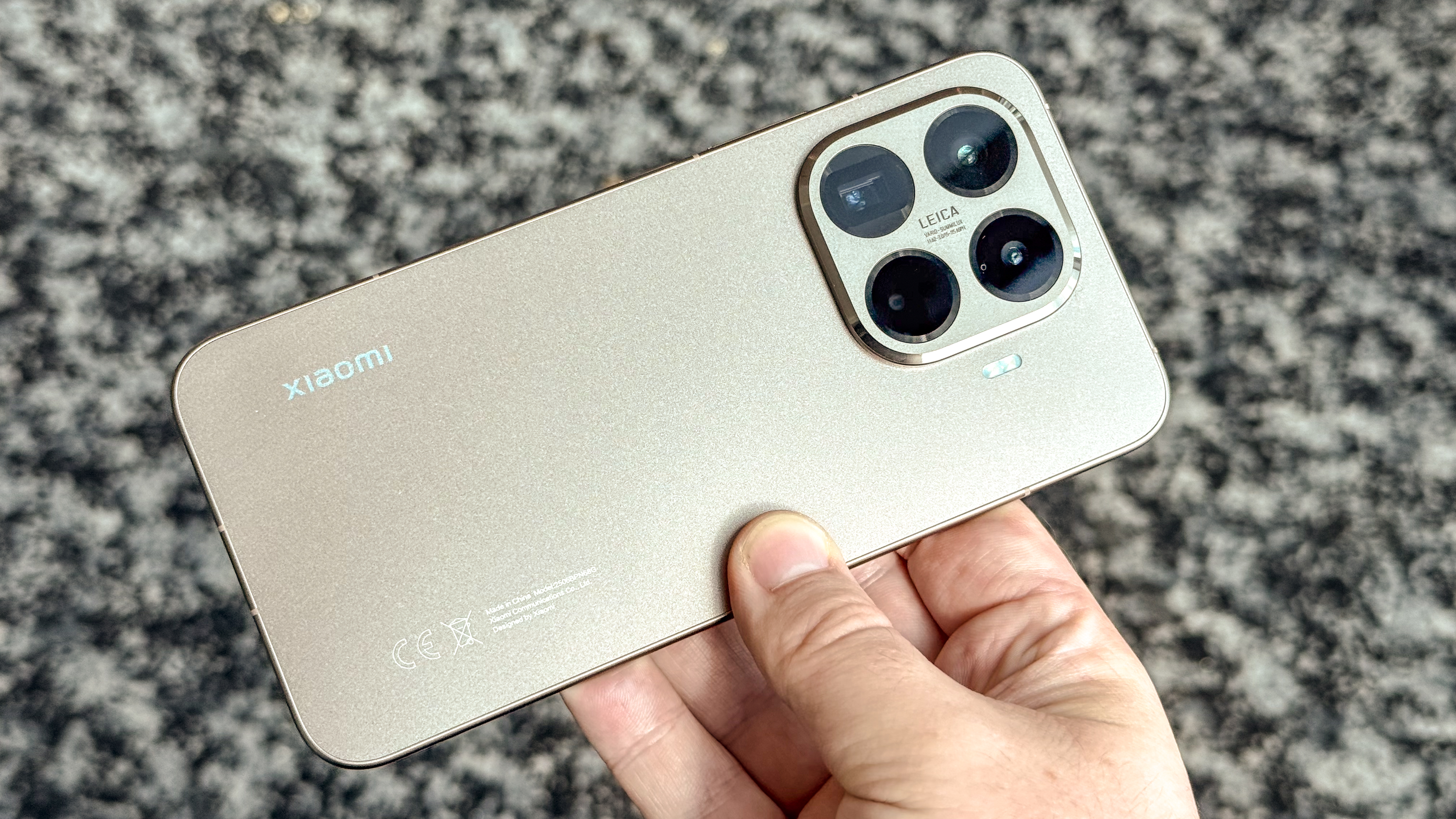 Xiaomi 15T Pro back, in hand
