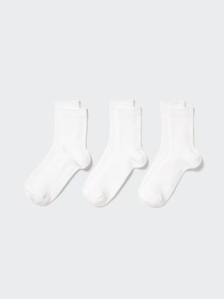 Uniqlo, Crew Ribbed Socks