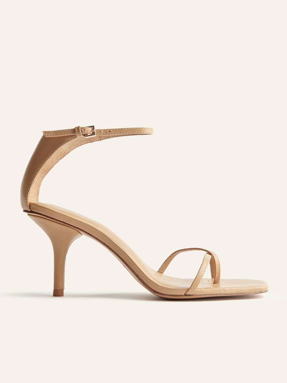Gigi Strappy Mid Heel Sandal