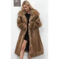 Vintage Faux Fur Long Coat: View at Pretty Unik