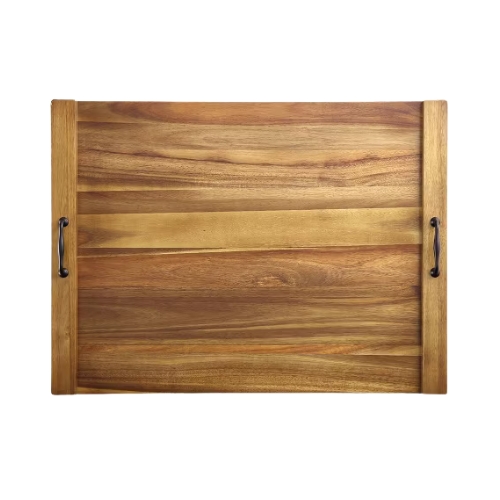 Target, Acacia Wood Stove Cover With Handles