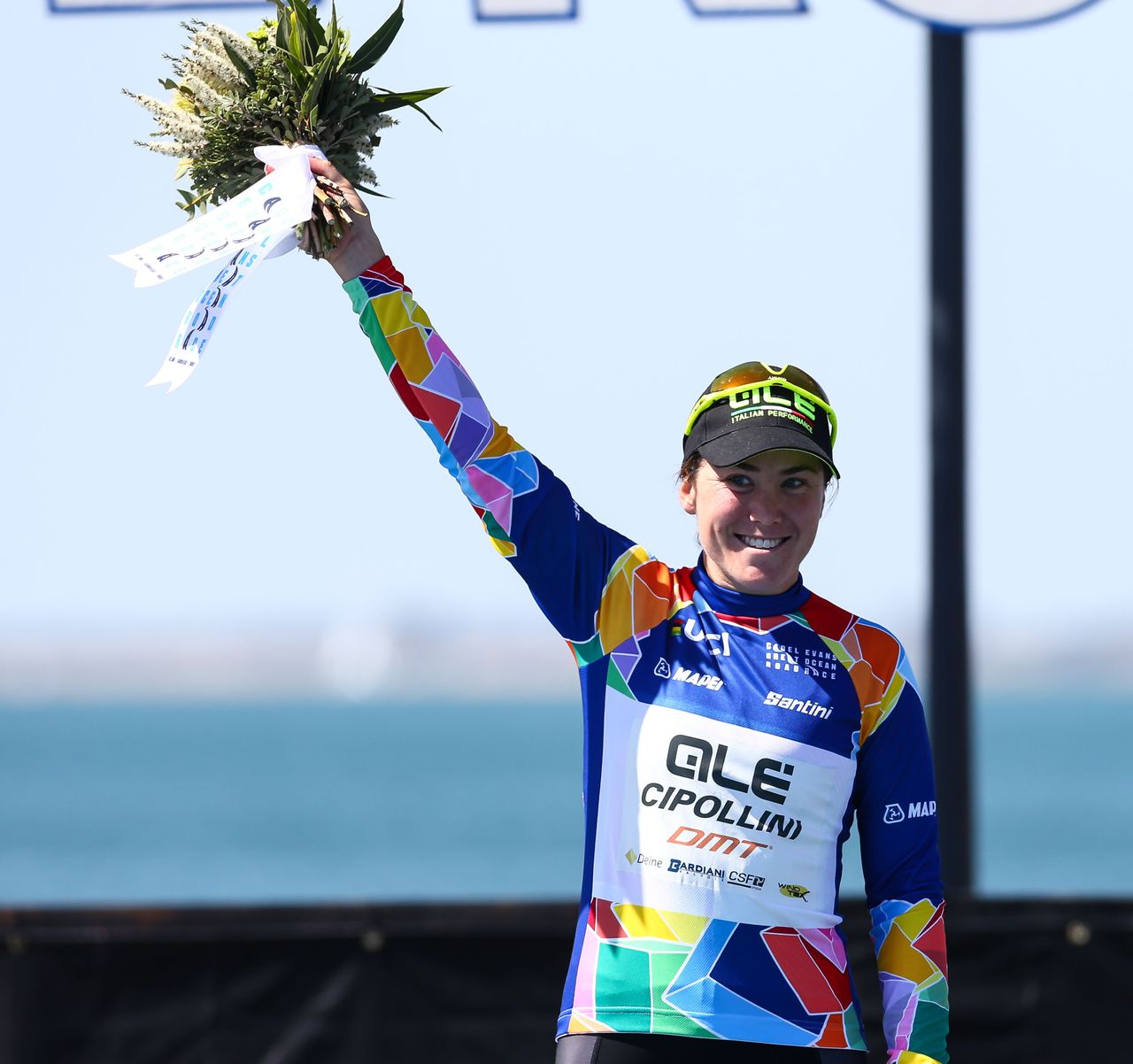 Chloe Hosking won the sprint competition