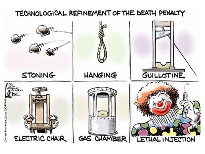 Editorial cartoon death penalty