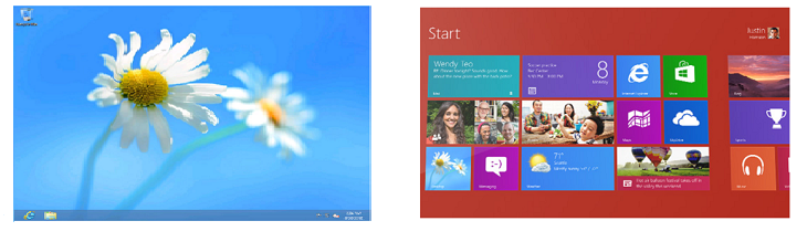 Windows RT - Live Tiles and Desktop