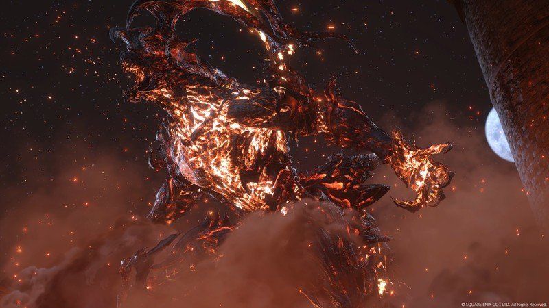 Final Fantasy 16 Fire Monster