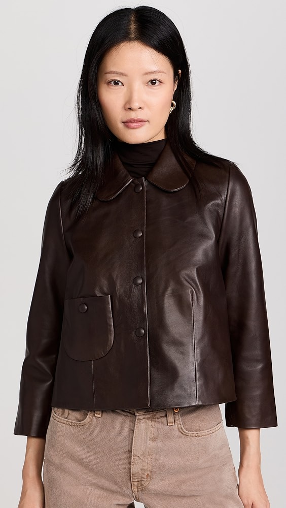 Ba&amp;amp;sh Milos Leather Jacket