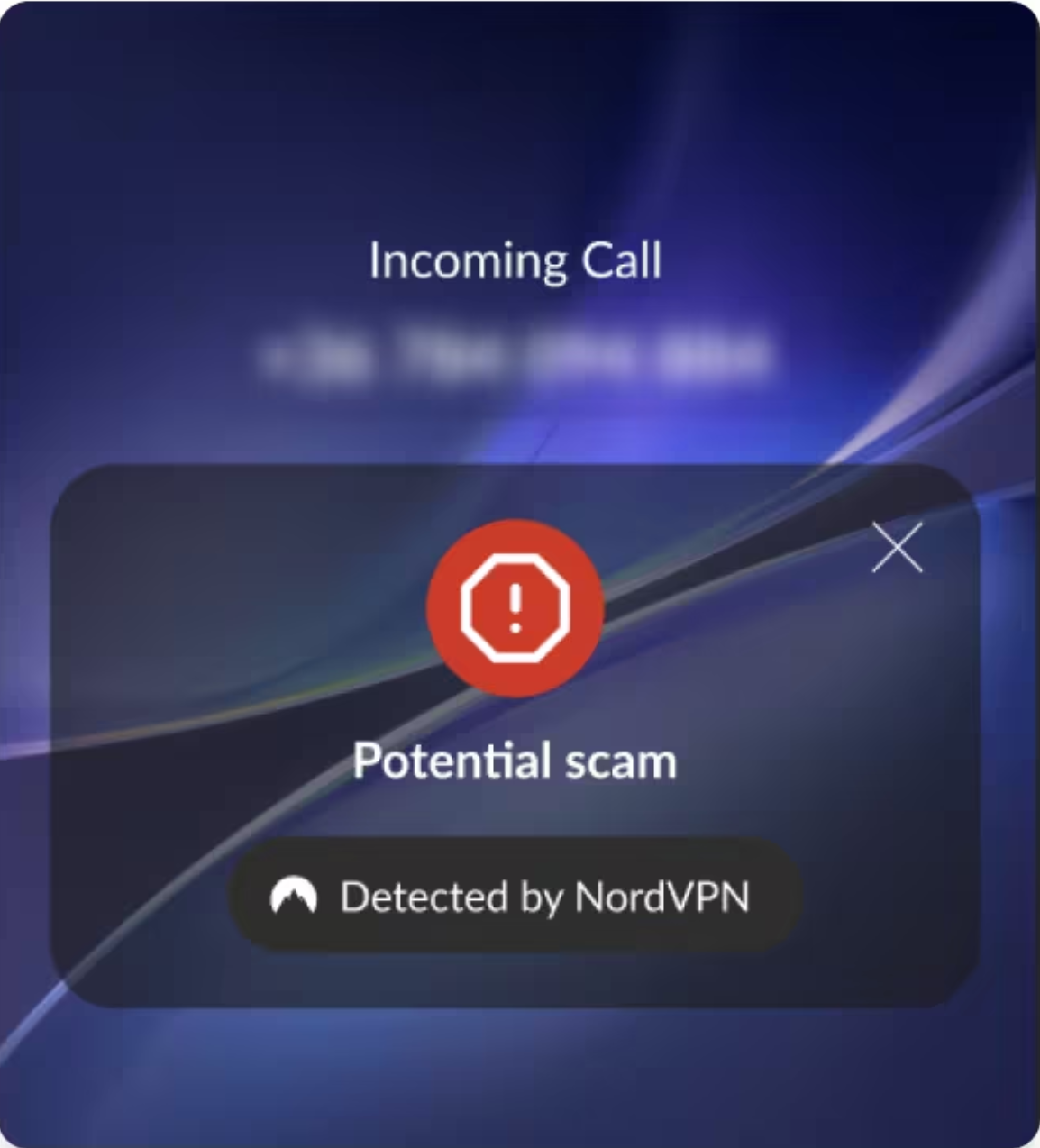 NordVPN Spam Call Protection feature