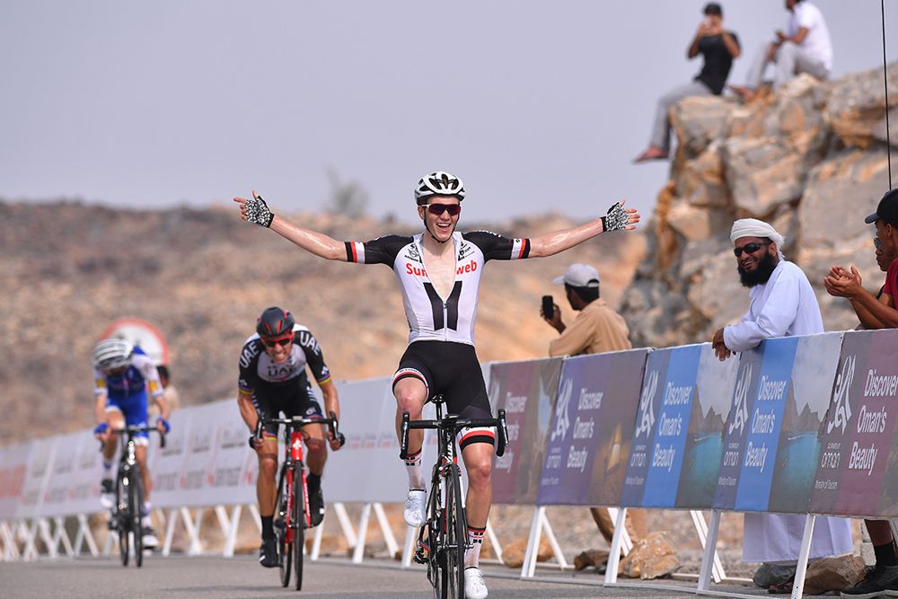 Soren Kragh Andersen (Team Sunweb) wins stage 3 of the Tour of Oman