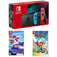 Nintendo Switch + Lego 2K Drive Awesome Edition and Mario &amp; Rabbids Kingdom Battle: was £339.96 now £289.99 at Game
Save £50 -