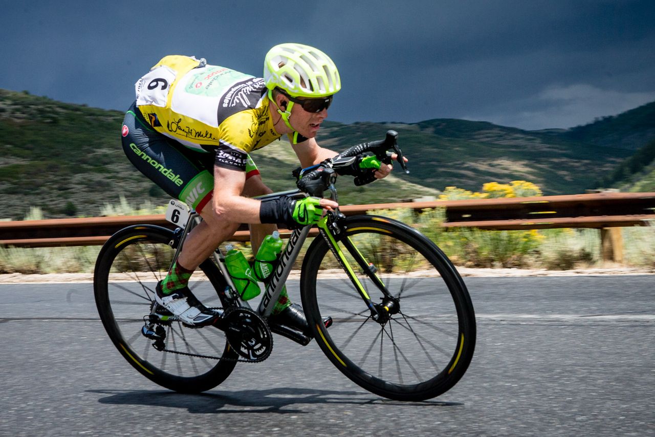 Andrew Talansky (Cannondale-Drapac) on the descent