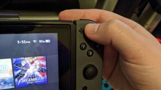 Nintendo Switch Plus button