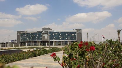 The headquarters of the African Space Agency in New Cairo, Egypt.