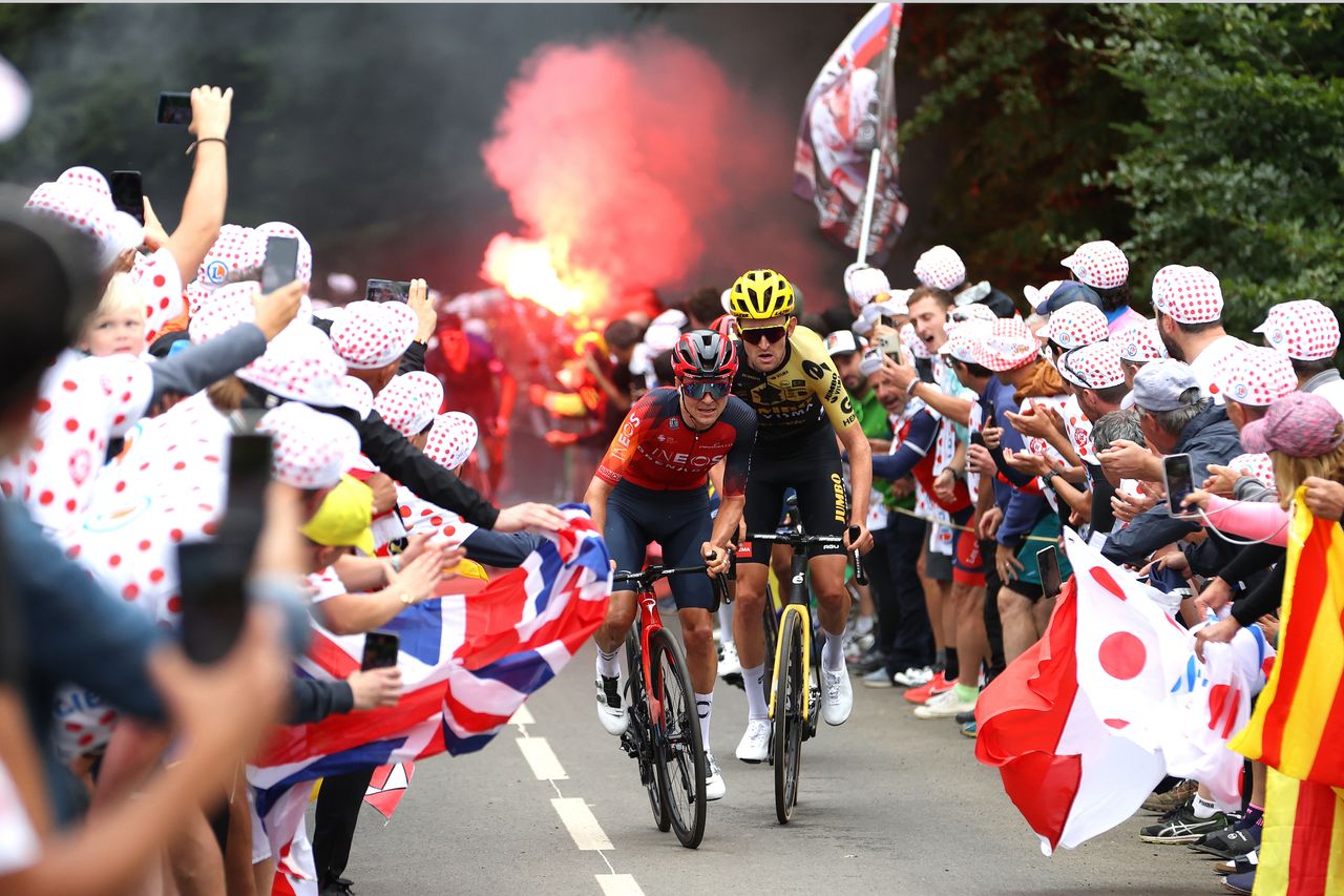 Tom Pidcock on stage five of the 2023 Tour de France