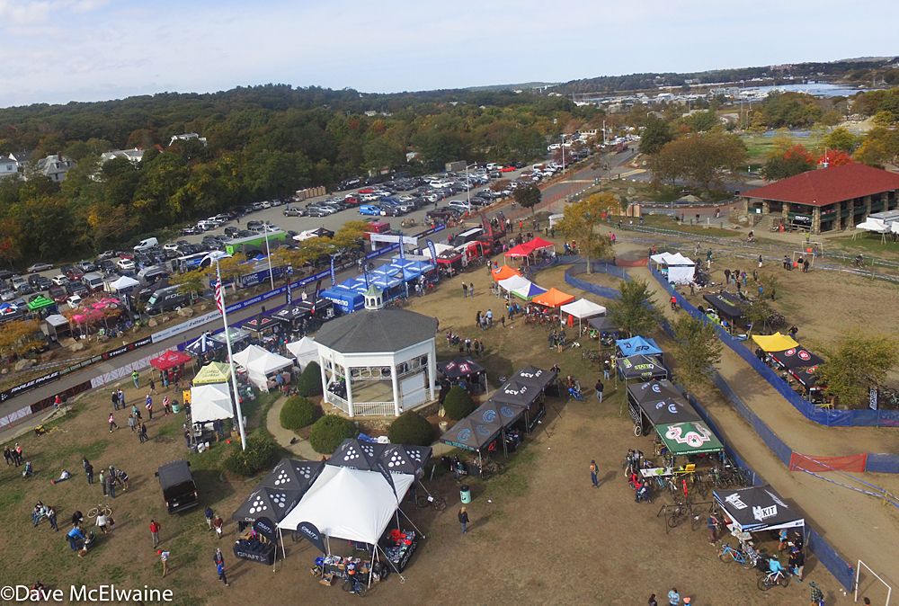 The venue at Stage Fort Park in Gloucester, MA