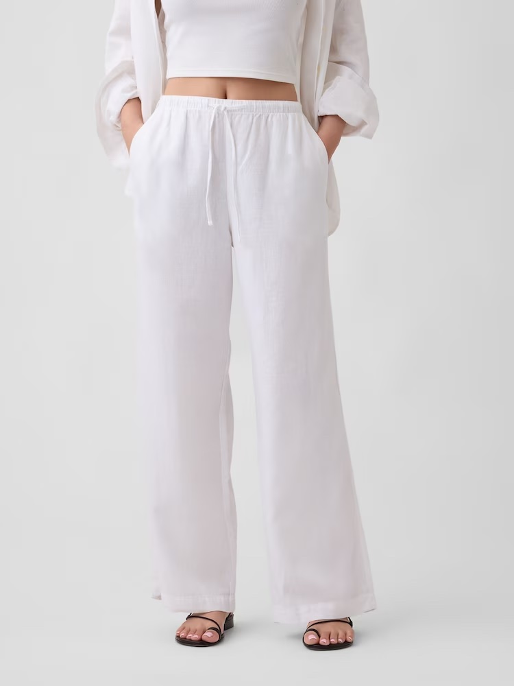 Gap, Poplin Easy Double-Knee Barrel Pants