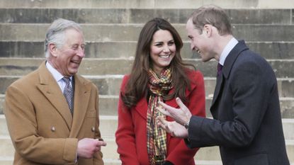 King Charles and the Prince and Princess of Wales visit Scotland in 2013