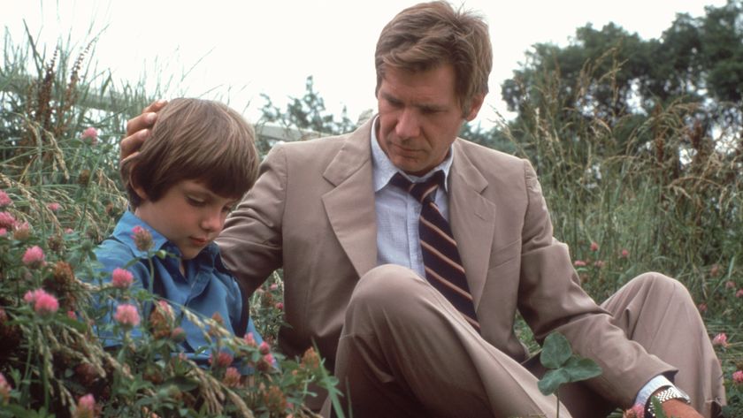 Lukas Haas and Harrison Ford in Peter Weir&#039;s Witness 