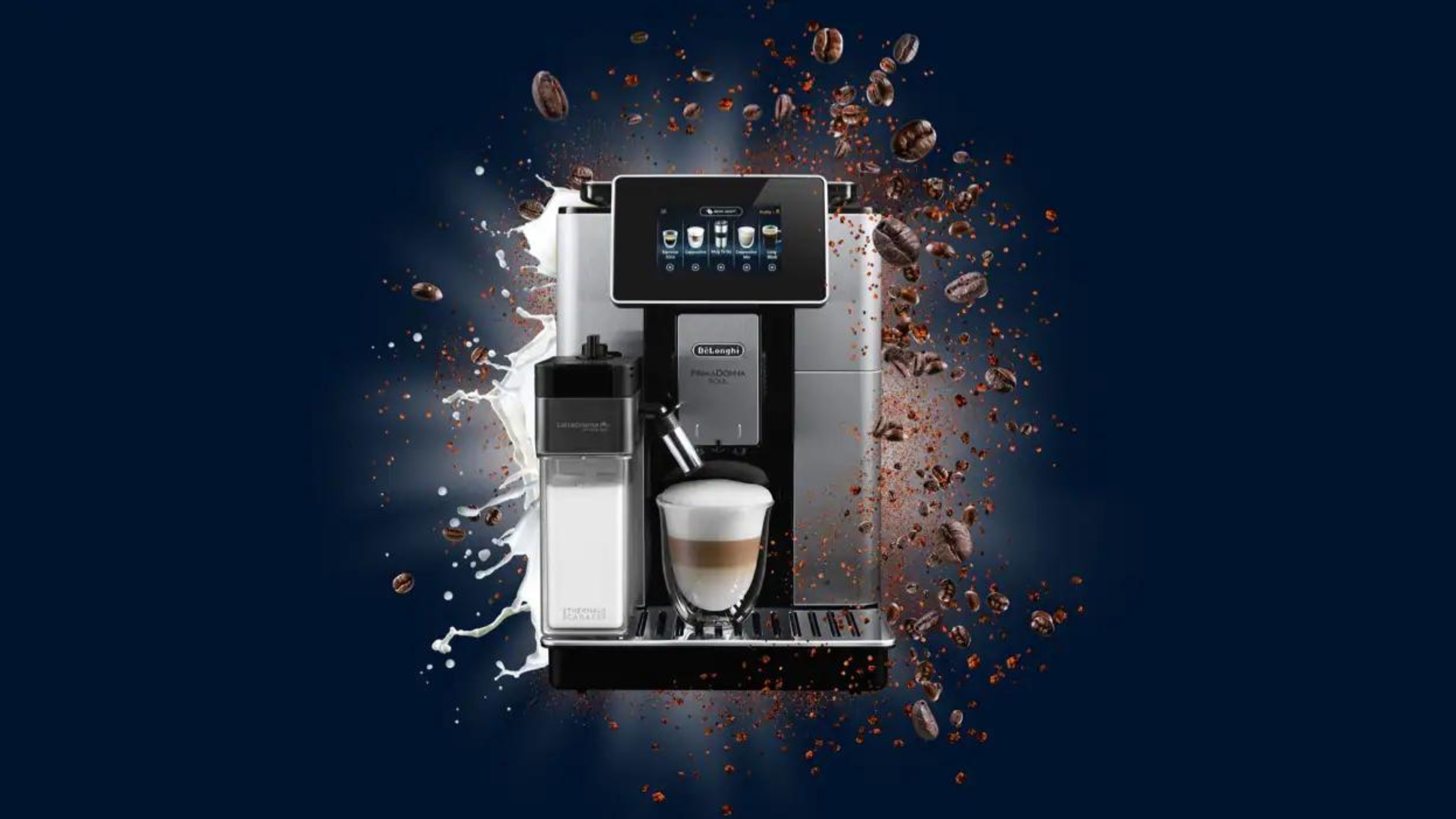 How do you clean the milk system of your De'Longhi PrimaDonna Soul