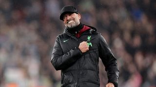 Liverpool manager Jurgen Klopp celebrates 