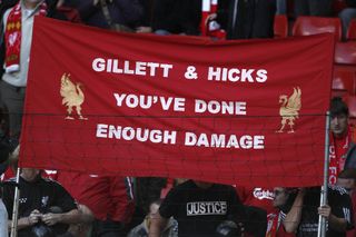Liverpool fans made their feelings clear