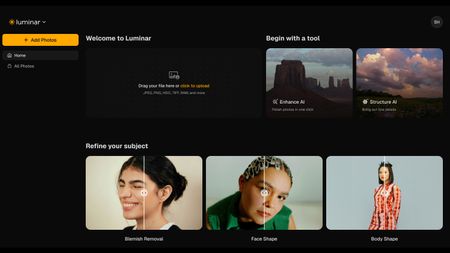 Sklylum Luminar on Web screenshot 