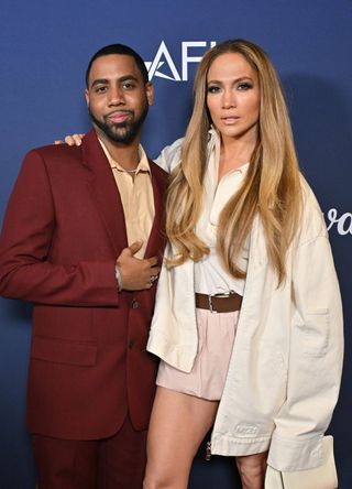 Jharrel Jerome and Jennifer Lopez