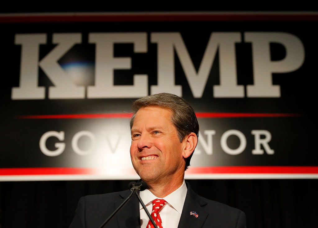 Brian Kemp. 