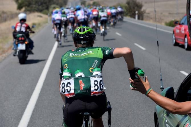 Sticky bottle for Vincent J&eacute;r&ocirc;me (Europcar)