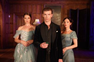 Sienna, Camilla and Rafe in Hollyoaks