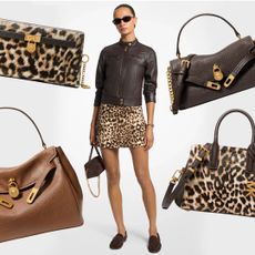 Collage of Michael Kors products 