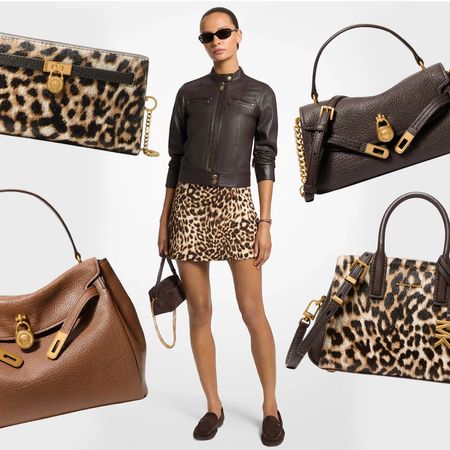 Collage of Michael Kors products 