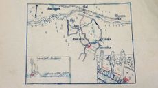 Revealed WWII treasure map