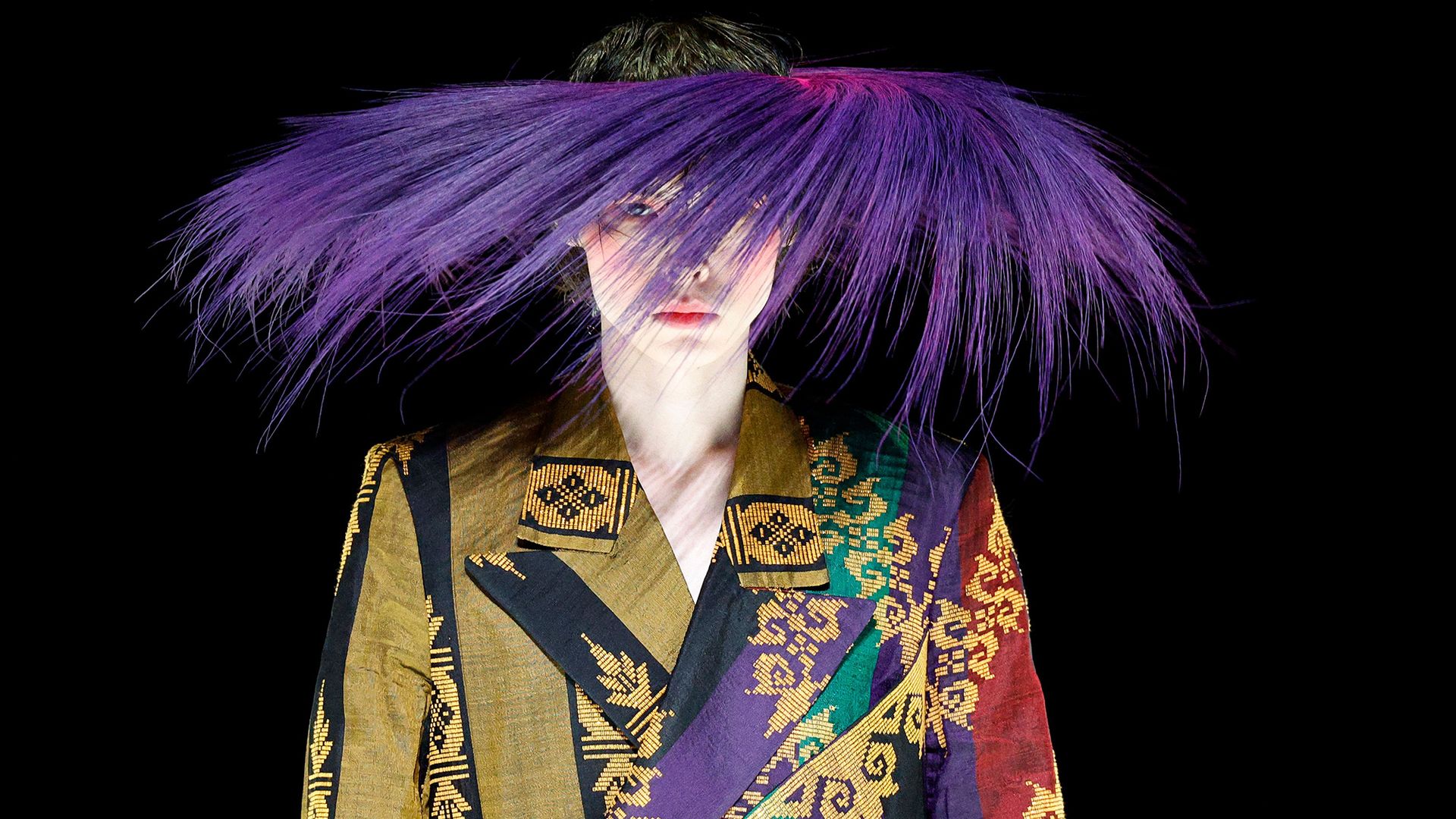 
                                A model presents a creation by Philippine fashion designers Jaggy Glarino, Joey Samson and Rhett Eala during the BENCH/ 'Threads Of Dreams' show at Tokyo Fashion Week in Tokyo, Japan
                            