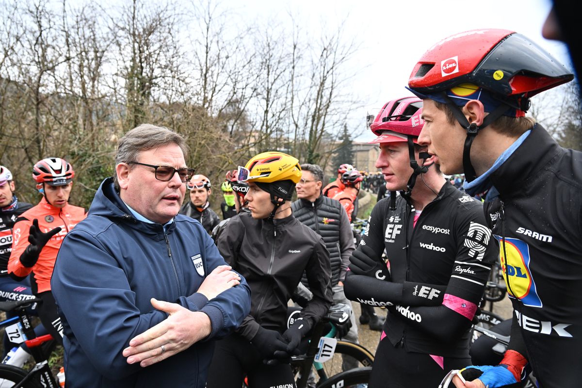Groups withdraw from French stage race after ‘unacceptable’ incidents with automobiles