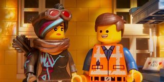 Emmet and Wyldstyle in The LEGO Movie 2