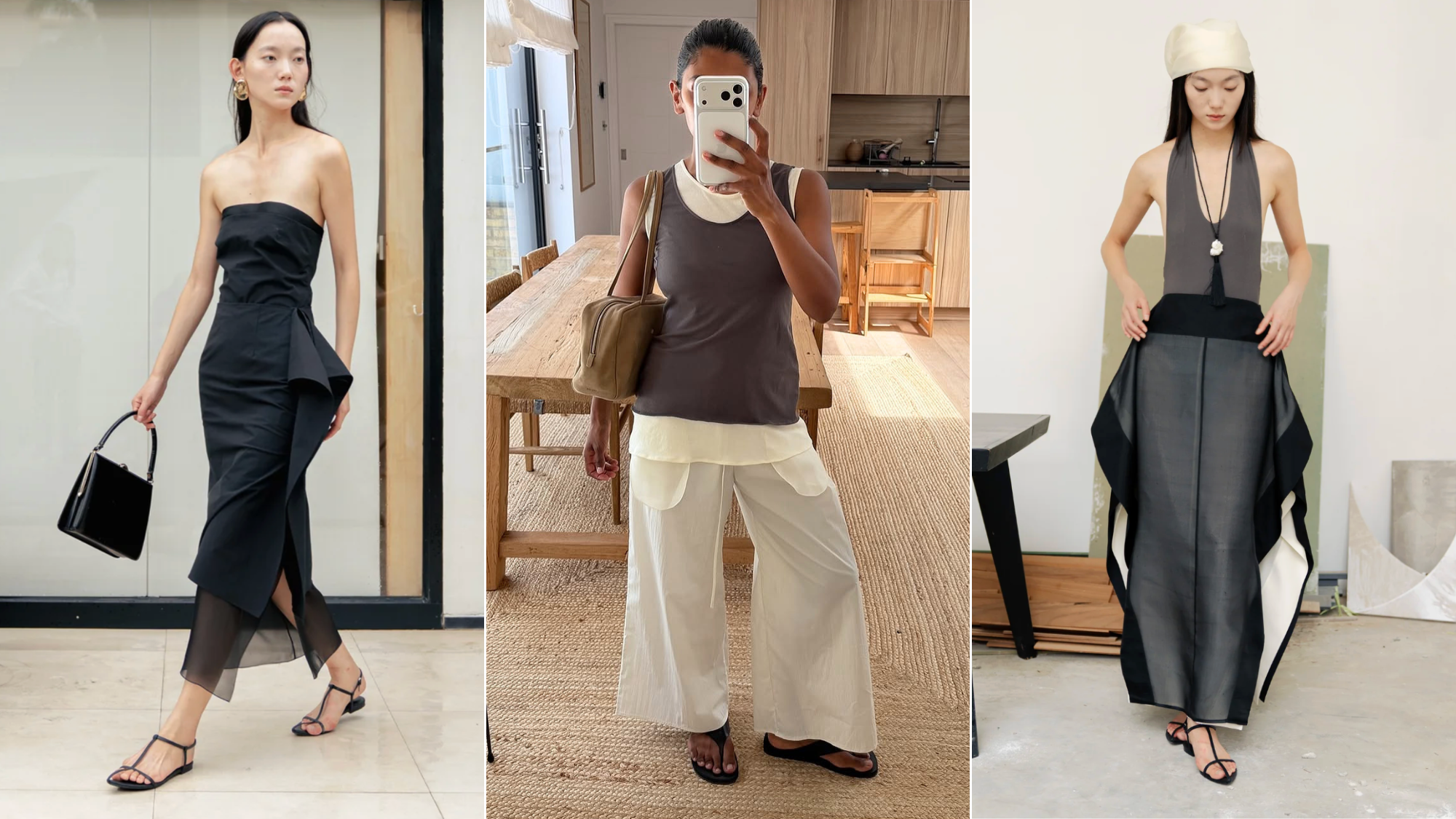@monikh and models wearing voranida
