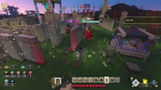 `Minecraft Legends portal pile