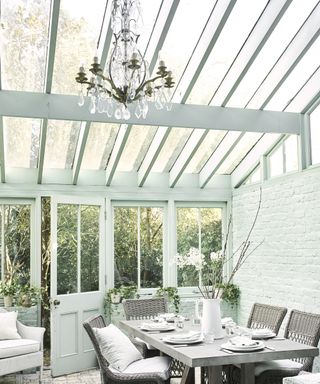 Mint green conservatory idea by Neptune