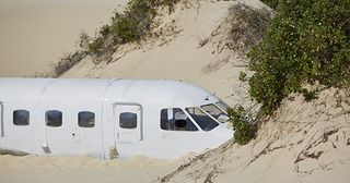 The plane crashes in the middle of nowhere in Home And Away.
