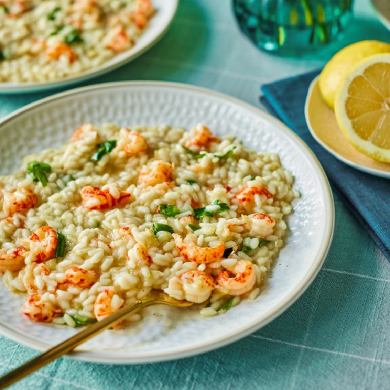 Crayfish Risotto with lemon