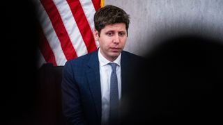 Sam Altman, chief executive officer of OpenAI Inc., during the Federal Reserve Integrated Review of the Capital Framework for Large Banks Conference in Washington, DC, US, on Tuesday, July 22, 2025. The conference is meant to provide expert perspectives on the key pillars of the regulatory capital framework. Photographer: Al Drago/Bloomberg via Getty Images