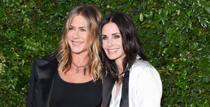 Jennifer Aniston and Courteney Cox attend CHANEL Dinner Celebrating Our Majestic Oceans