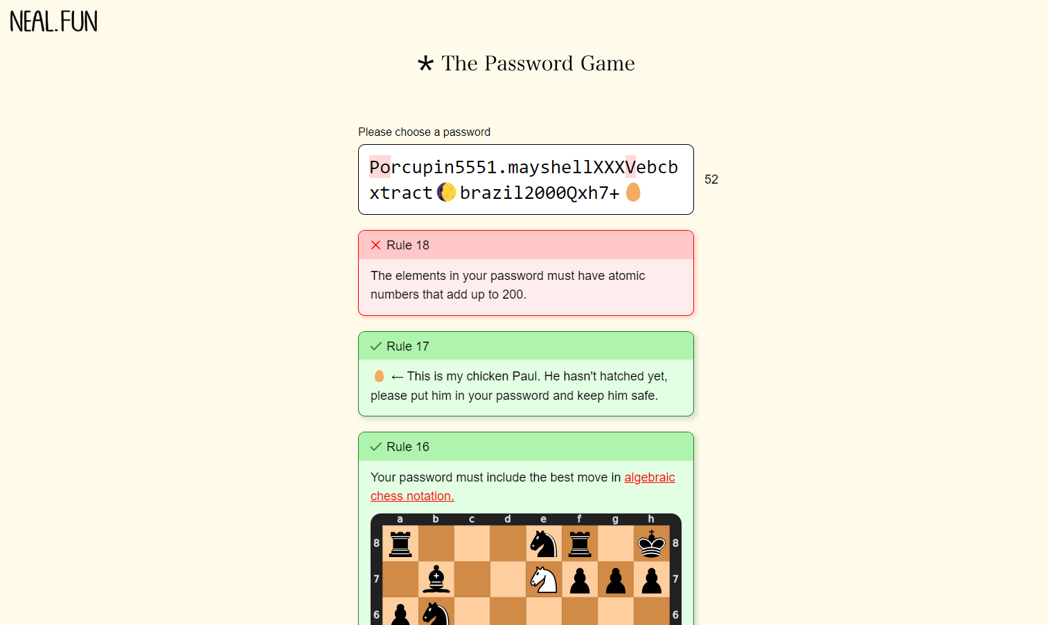 The Password Game