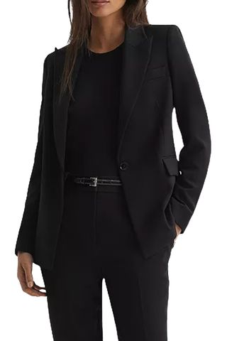 Gabi Tailored Single Breasted Suit Blazer