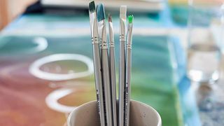Liquitex brushes, one of the best acrylic paintbrushes