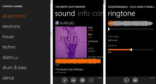 Audiocloud for Windows Phone screenshots part deux